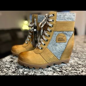 Sorel Womens Joan Of Arctic Wedge Boots